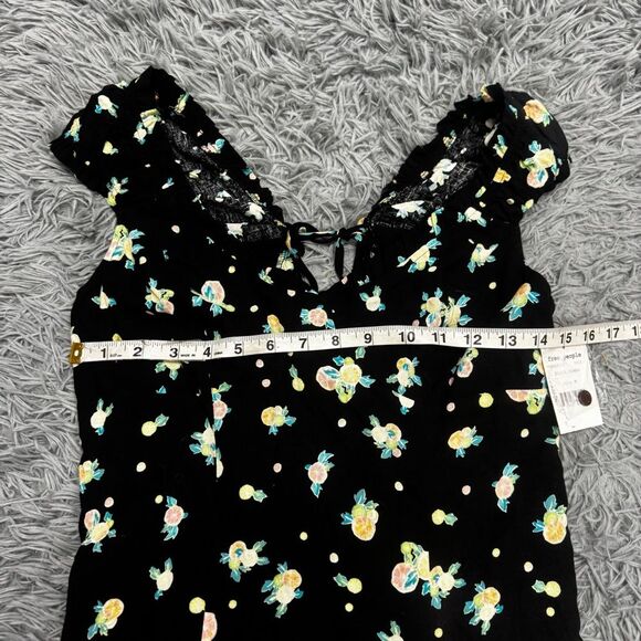 Free People Womens Like A Lady Sleeveless Printed Mini Dress Size M NWT - Picture 11 of 16